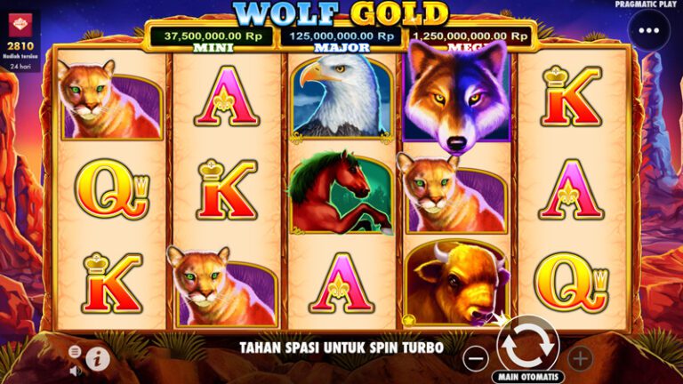 Tampilan Permainan Wolf Gold